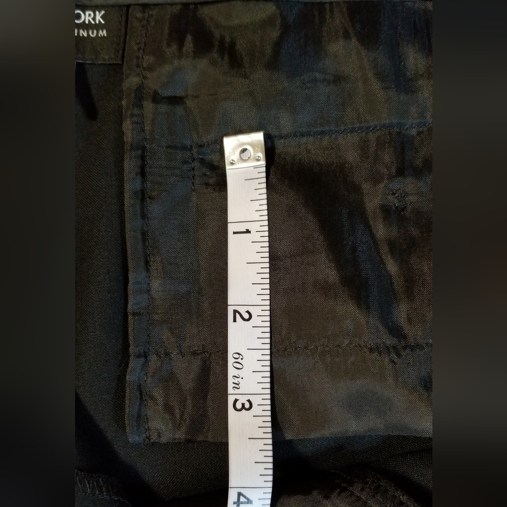 Jones New York NWT Easy Care Black Straight Leg Business Dress Pants Size 14W - Picture 5 of 9